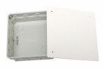 UP-odbočná krabice 150x150+víko,černobílý