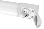 Verra LED 15W, 3000K, 1400lm, opál, PC, IP44, zásuvka Schuko