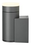 Vida LED Wall Up 8W 300lm 3000K IP54 antracit