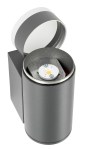 Vida LED Wall Up 8W 300lm 3000K IP54 antracit