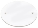 Víko, PVC, Ø 65 mm, bílé