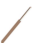 Vodič-drát H07V-U 2,5 mm² (CY), hnědý plášť