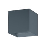 Wall luminaire dir./ind., 2 x 3,3W 4000K anthracite RAL7016