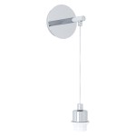Wall part Marausa 1x40W chrome/white IP20