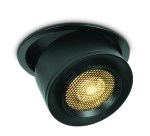 Weza LED 15W 1500lm 3000K CRI90 15-45° IP20 230V černá