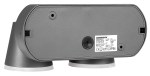 Zeta LED Round Double PIR 20W 1300lm 3000K IP54 antracit