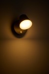 Zeta LED Round Single PIR 12,5W 800lm 3000K IP54 antracit