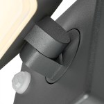 Zeta LED Square Single PIR 12,5W 800lm 3000K IP54 antracit