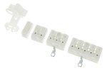 Zugentlastung für 3 und 5 polige Leuchtenklemmen